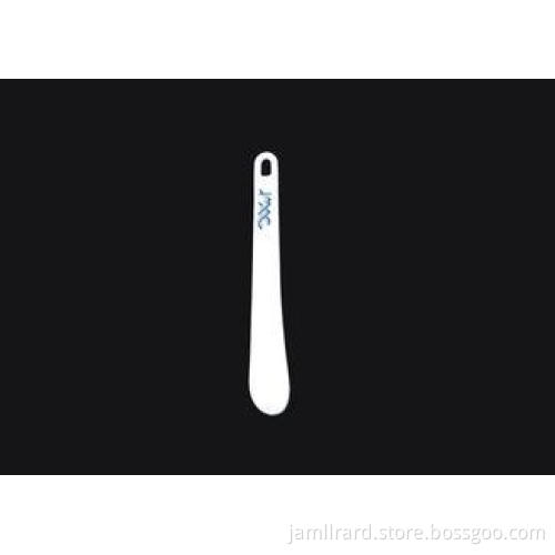 Customized Plastic White Hotel Long Handle Shoe Horn with V